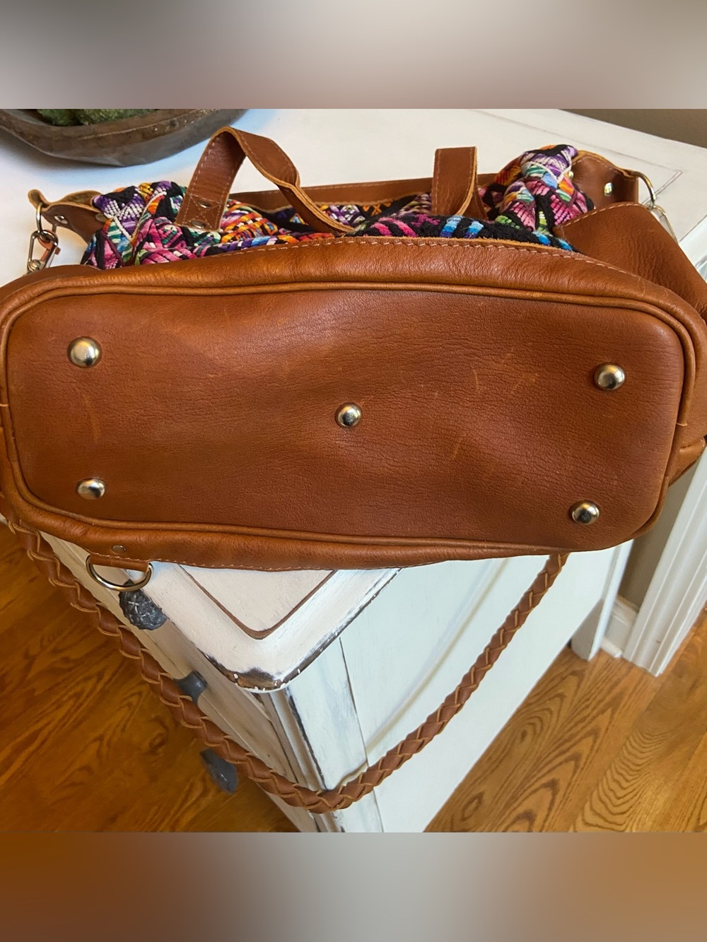 Nena & Co. Multicolor Woven Shoulder/Crossbody Bag - Picture 8 of 10
